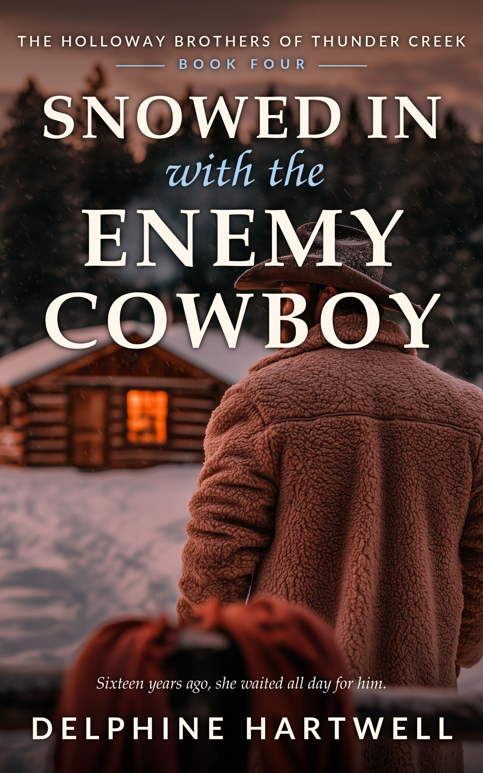 Cover of Snowed In with the Enemy Cowboy